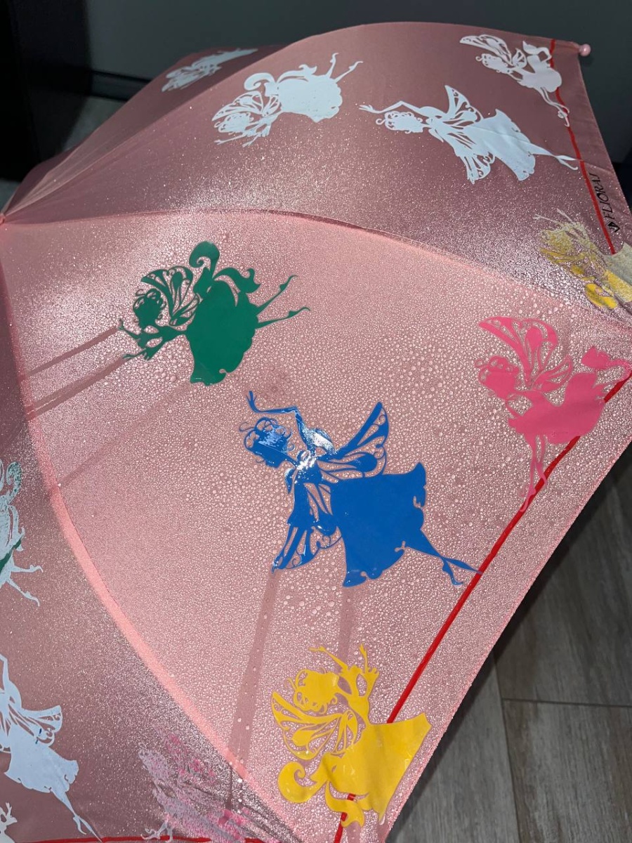 Зонт детский трость Flioraj проявляющийся рисунок